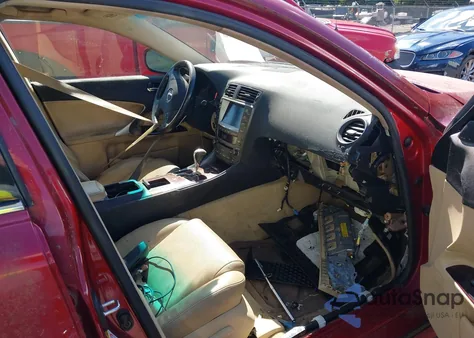 2006 Lexus Is 350 z USA, uszkodzony, nr VIN JTHBE262262005405